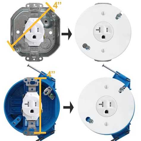 round electrical box outlet plates